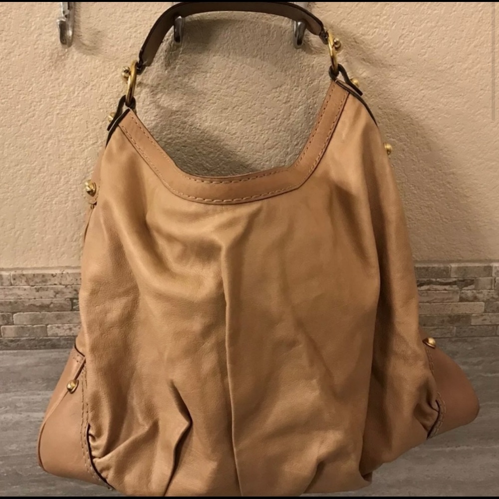 Gucci Large Calfskin Jockey Hobo